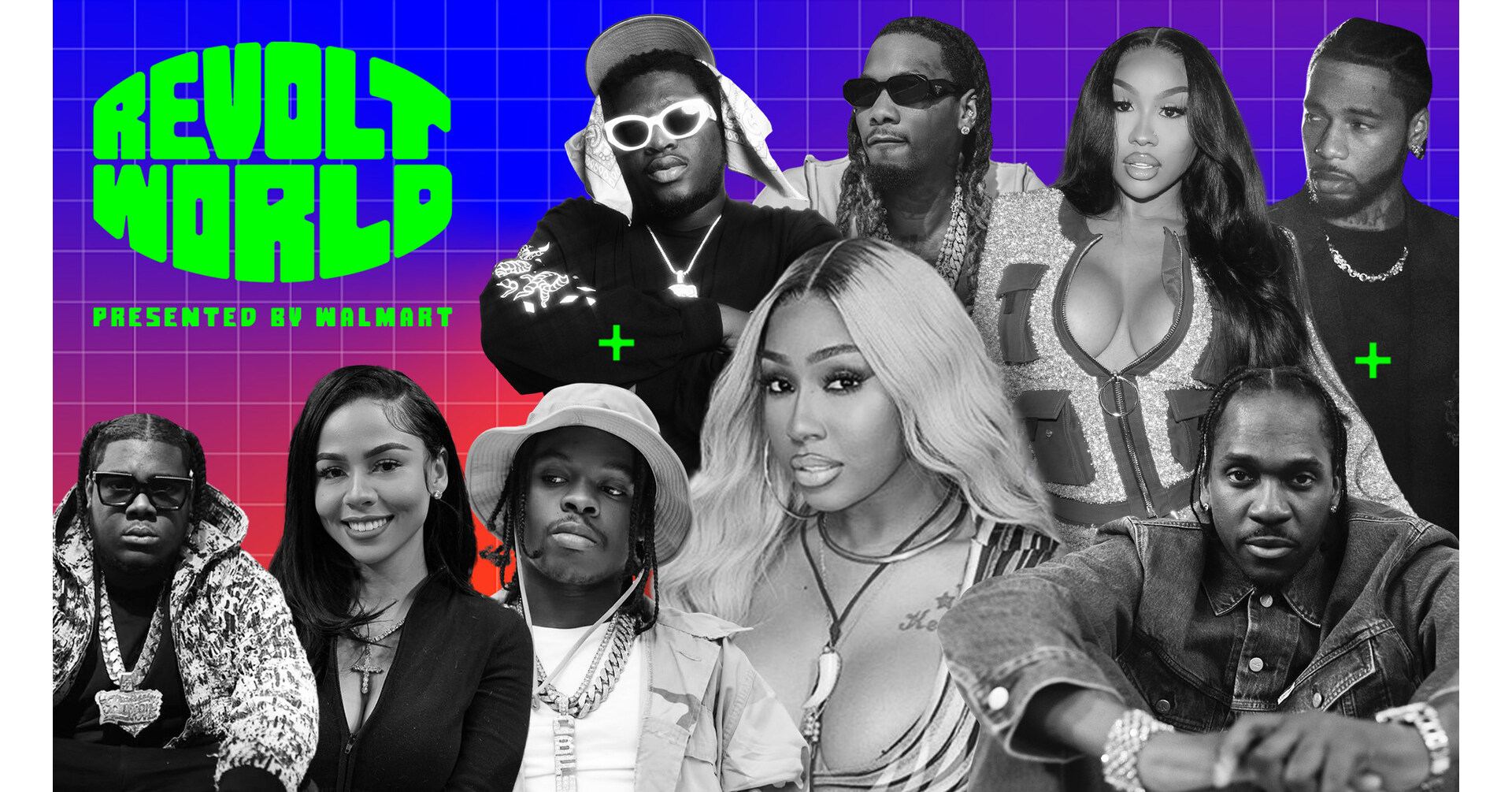 REVOLT WORLD PRESENTED BY WALMART RETURNS IN SEPTEMBER 2024 WITH OFFSET, YUNG MIAMI, NORE & DJ EFN, CASH COBAIN, PUSHA T, 42 DUGG, ROB49, ARI FLETCHER, KEY GLOCK, BYRON MESSIA AND MORE