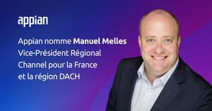 Appian nomme Manuel Melles Vice-Président Régional Channel pour la France et la région DACH