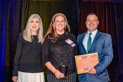 Anna Bilodeau, LPN, Resident Care Director for Benchmark Senior Living at Leominster Crossings Accepts the Mass-ALA 2024 Employee Leadership Award