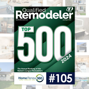 Home Renew 360 Honored as a Top 500 Remodeler by Qualified Remodeler for 2024