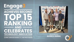 Engage3 Secures Top 15 Spot Amongst Sacramento Business Journal's Fastest-Growing Companies List