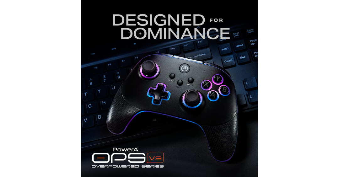 Experience Next-Level Gaming with PowerA's New OVERPOWERED Series Wireless Controllers for PC and Cloud Gaming