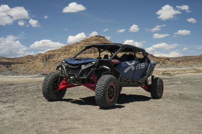 The 2025 Can-Am Maverick R Max brings industry-leading performance to a four-seat platform. ©BRP 2024 (CNW Group/BRP Inc.)