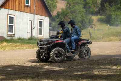 The new 2025 Can-Am Outlander 850 and 1000R lineup raises the bar for all-terrain vehicle performance. ©BRP 2024 (CNW Group/BRP Inc.)