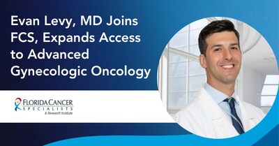 Florida Cancer Specialists & Research Institute welcomes gynecologic oncologist Evan Levy, MD, to its Palm Beach County offices, further broadening the availability of advanced treatments for gynecologic cancers in the area.