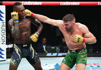 Monster Energy’s Dricus Du Plessis Submits Israel Adesanya to Defend UFC Middleweight Championship Title at UFC 305 in Perth, Australia.