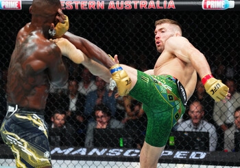 Monster Energy’s Dricus Du Plessis Submits Israel Adesanya to Defend UFC Middleweight Championship Title at UFC 305 in Perth, Australia.