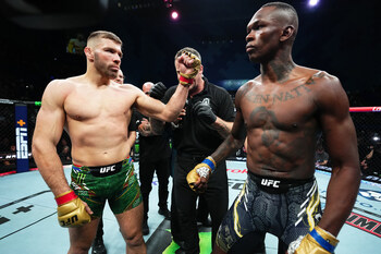 Monster Energy’s Dricus Du Plessis Submits Israel Adesanya to Defend UFC Middleweight Championship Title at UFC 305 in Perth, Australia.