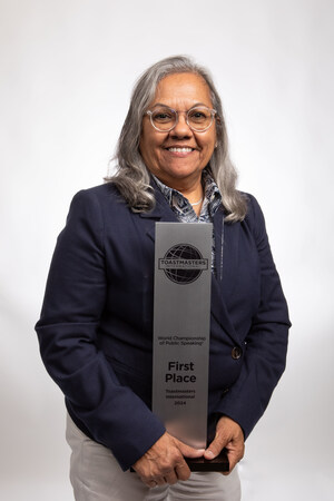 San Juan, Texas resident wins Toastmasters' 2024 World Championship of Public Speaking