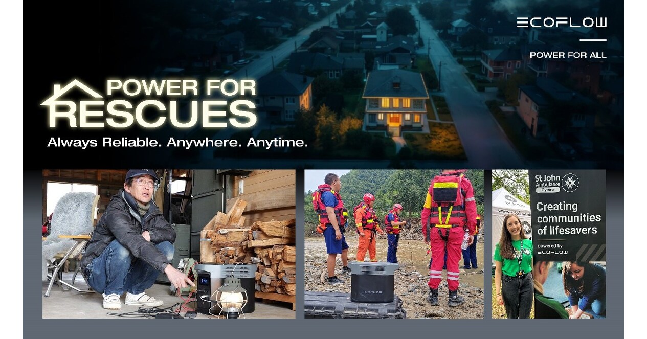 EcoFlow представляет Power For Rescues для поддержки спасателей и готовности к бедствиям