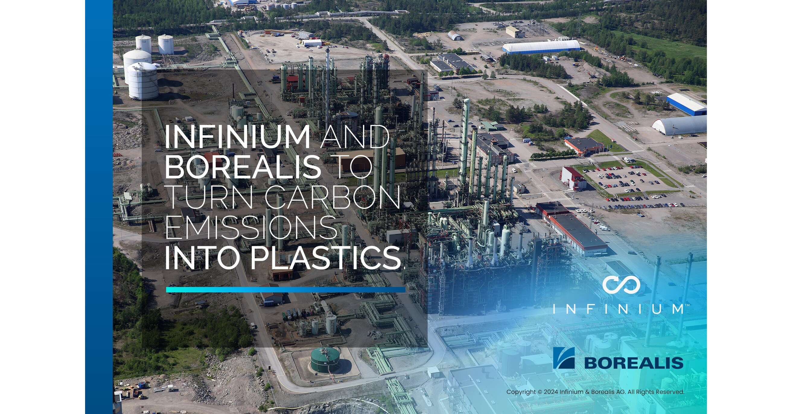 E-fuels market leader Infinium and chemical manufacturer Borealis want to convert carbon emissions into plastics