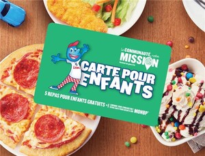 Avec le retour des cartes pour enfants, Boston Pizza dévoile son programme La communauté, notre mission, qui vise à s'assurer que les fonds amassés dans le cadre des initiatives communautaires de sa Fondation sont remis à l'échelle locale