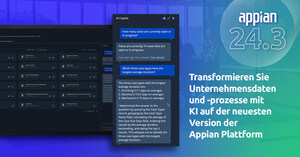 Neueste Version der Appian Plattform bietet KI-gesteuerte Innovationen für Unternehmensdaten und Prozessautomatisierung