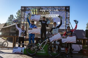 Monster Energy's Mountain Bike Athletes Take Double Wins at the Monster Energy Pro Downhill US Mountain Bike Championship Race in Big Bear Lake