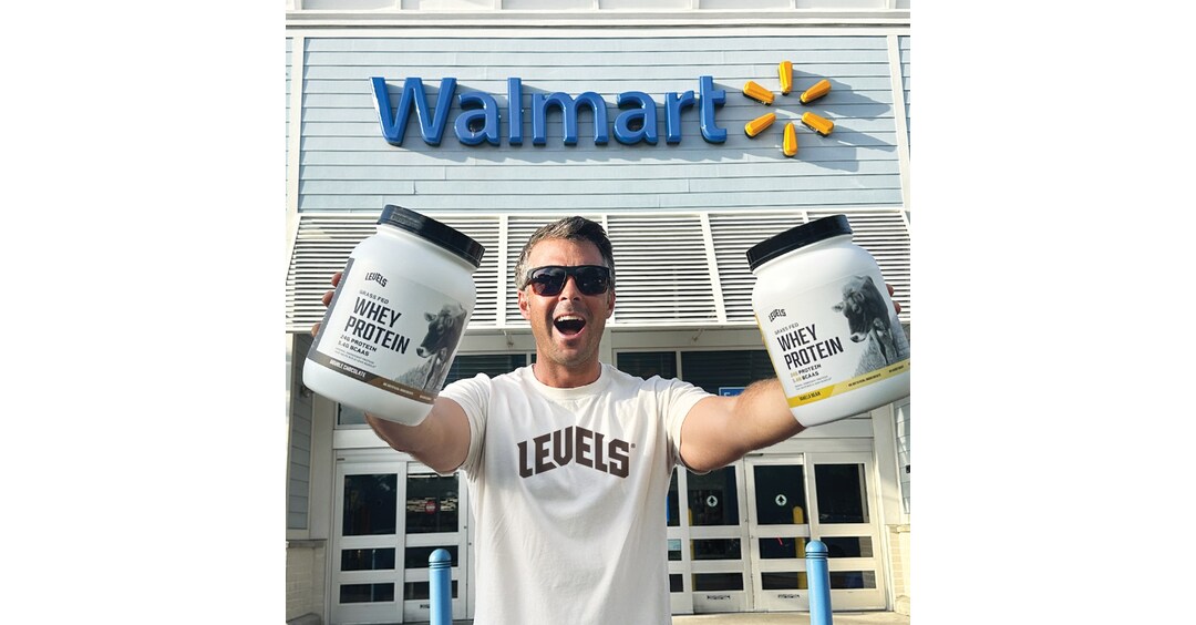 Levels&reg; Launches Its Natural Whey Protein Powder Nationwide at Walmart, Bringing Clean Nutrition to More Americans