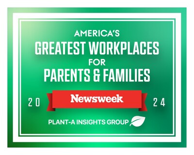 WesBanco is proud to be named one of Newsweek's America's Greatest Workplaces for Parents and Families