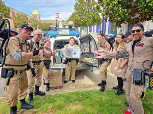 Side Quest Arcades Joins Forces with Ghostbusters to Power Up a Back-to-School Drive for Dallas Kids!