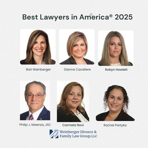 Six Weinberger Divorce & Family Law Group Attorneys Named Best Lawyers in America for 2025