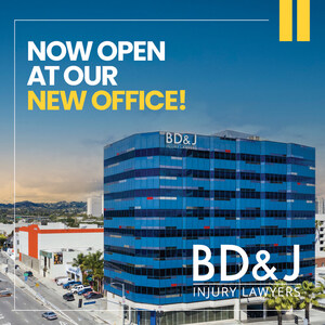 California Personal Injury Firm BD&J, PC, Announces New HQ Location in Los Angeles