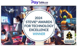 PayToMe.co Honored with Stevie® Silver Award for Technology Excellence