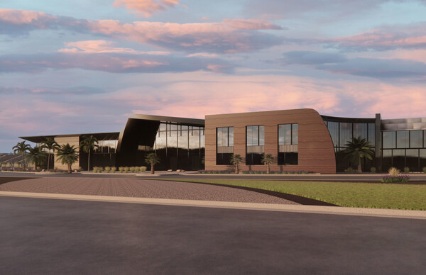 A rendering of Novva Data Centers' facility in Mesa, Arizona.