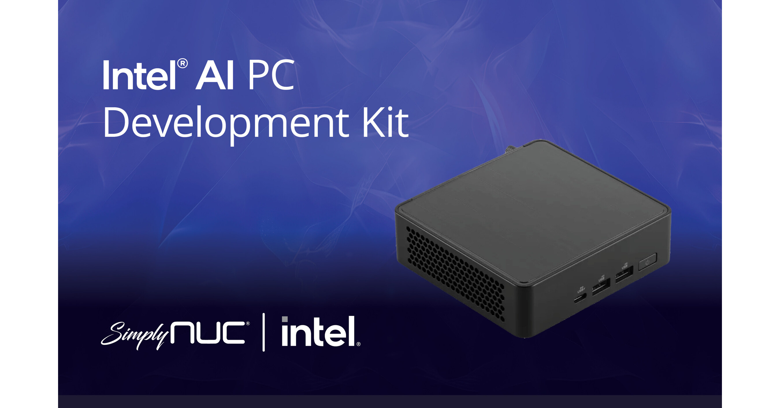 Simply NUC®, yapay zeka yenilikçilerine güç vermek için Intel® yapay zeka destekli bilgisayar geliştirme kitini piyasaya sürüyor