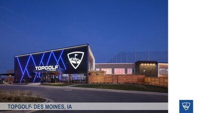 Topgolf opens its first venue in Iowa, Topgolf Des Moines, on Sept. 6.