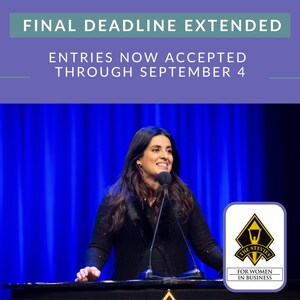 Final Entry Deadline Extended in 21st Stevie® Awards for Women in Business