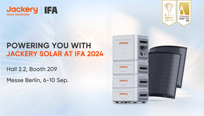  IFA 2024: Jackery Showcases Latest Compact and Lightweight LiFePO4 Power Stations and Mobile DIY Balcony Solar System