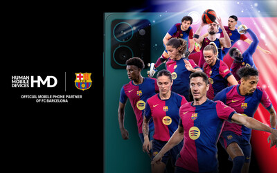 FC Barcelona and Human Mobile Devices (HMD) drop partnership news with a fan-led joint logo reveal video ahead of FC Barcelona’s first La Liga home game on August 24