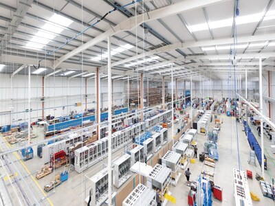 Interior: Anord Mardix, a Flex company, advanced manufacturing facility in Dundalk, Ireland