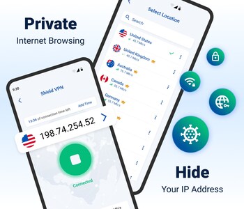 Shield Home Screen VPN Feature