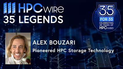 DDN Co-Founder Alex Bouzari, AI and HPC Visionary, Joins NVIDIA's Co-Founder Jensen Huang and Intel Co-Founder Gordon Moore with HPCwire Legends Award