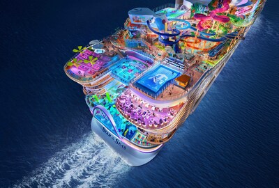 Estreando em agosto de 2025 em Port Canaveral (Orlando), Flórida, o Star of the Seas da Royal Caribbean International é a próxima combinação ousada de todas as férias, desde o refúgio na praia até o refúgio em um resort e a aventura em um parque temático. A ampla gama de Icon Class do Star oferece experiências para todos os tipos de famílias e veranistas para criar memórias do seu jeito, todos os dias, sem compromisso.