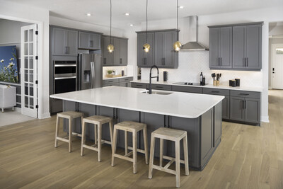 The kitchen in the Red Rock model at Mattamy's Windwater community in Parrish, FL. (CNW Group/Mattamy Homes Limited)