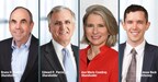 Hallett & Perrin shareholders (from left) Bruce Hallett, Edward Perrin, and Ann Marie Cowdrey were named to the 2025 Best Lawyers in America. Jesse Beck was recognized by Best Lawyers: Ones to Watch.