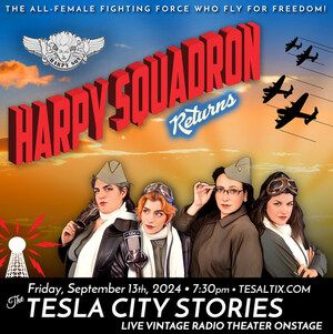 Tesla City Stories Launches Season 9 with Special Performance Featuring Two New Action-Adventures Featuring WWII's Most Daring Women Fighter Pilots