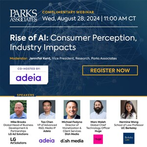 Parks Associates: 81% of Those Rating Streaming Ads as Relevant to the Show's Content Also Express Interest in T-commerce