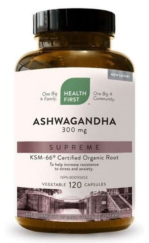 Avis public - Rappel d'un lot de capsules Health First Ashwagandha Supreme en raison de la présence possible de produits laitiers allergènes non déclarés