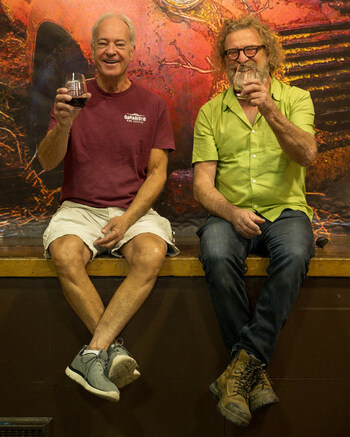 Stewart McLennan and Douglas Minnick, Garagiste Festival Co-Founders. Photo credit: Kelly Visel