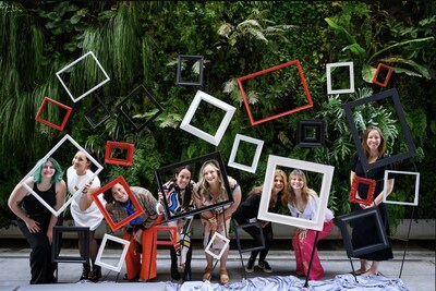 The Entire Productions team in their natural element at the SFMOMA.
