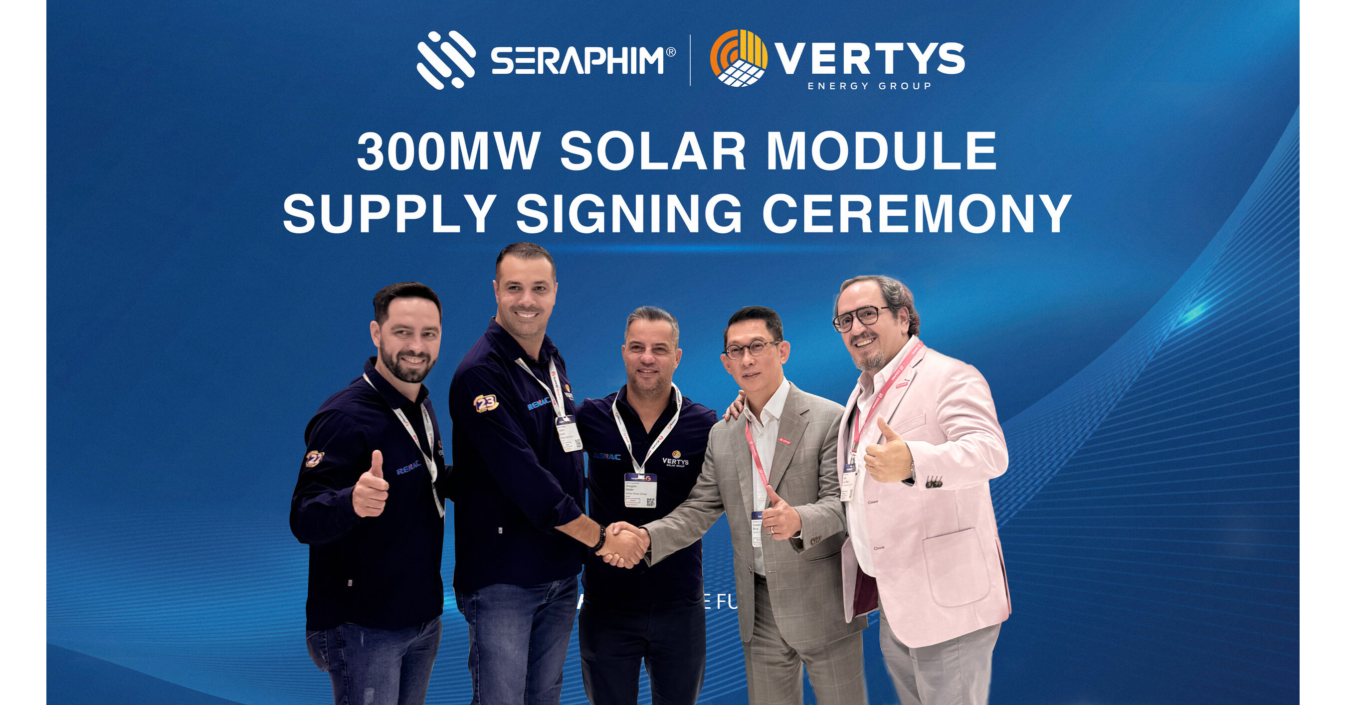 300MW! Seraphim Secures A Solar Module Distribution Agreement with Vertys Energy Group in Brazil