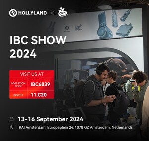 Hollyland's Ecosysteem voor audiovisuele productie te zien op IBC 2024