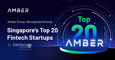 Amber Group named among Singapore’s Top 20 Fintech Startups