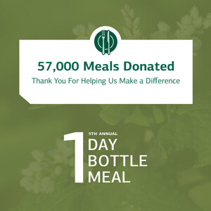 Standard Process Donates 57,000 Meals Through its 9th Annual One Day, One Bottle, One Meal Event