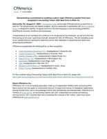 Demonstrating a commitment to workplace culture, eight CPAmerica member firms were recognized in Accounting Today's 2024 Best Firms to Work For