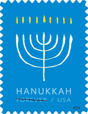 Postal Service celebrates Hanukkah with a new stamp