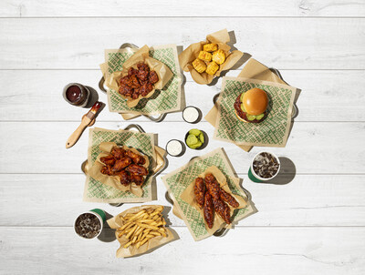 Sweet BBQ Blaze is a sweet, smoky and unexpected flavor, ready to be hand sauced-and-tossed on Wingstop's cooked-to-order wings, chicken sandwiches and tenders.