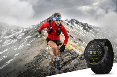 Built for the longest races, the Enduro 3 ultraperformance GPS smartwatch from Garmin is lighter than ever and features best-in-class solar battery life.