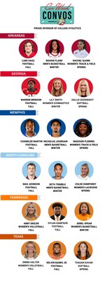 The ZIPS Season 3 Roster of student-athletes to be featured this year in 18 "Car Wash Convos™" episodes highlights both male and female student-athletes representing eight sports. Episodes will be released throughout the academic year on Instagram and YouTube. Follow ZIPS Car Wash to look back at Season 1 and 2 and for more engaging content to come.